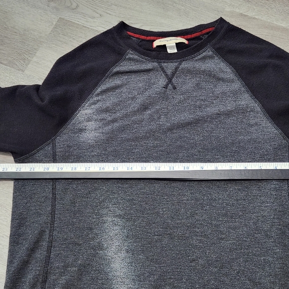 Tommy Bahama Crewneck Mens Large Black Gray Pullover Sweatshirt Sweater - Picture 7 of 7
